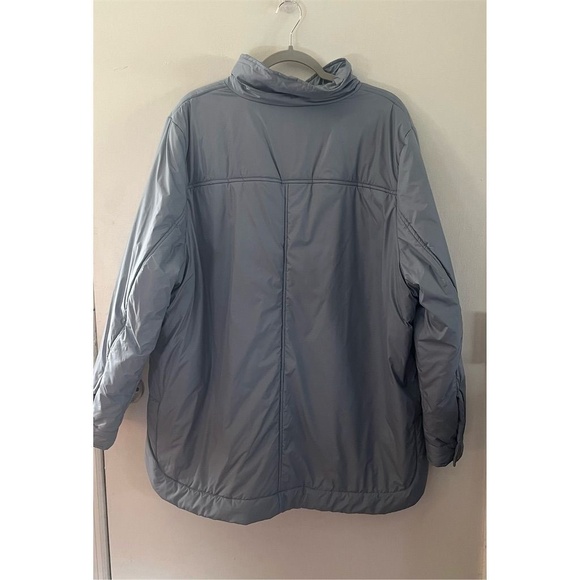 Torrid 2 Plus Size Blue Poly Fill Lightweight Shacket Jacket 2x 18-20 NWT - Picture 6 of 10